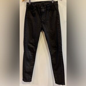 7 for mankind brown with a copper sheen jeans. Size 27